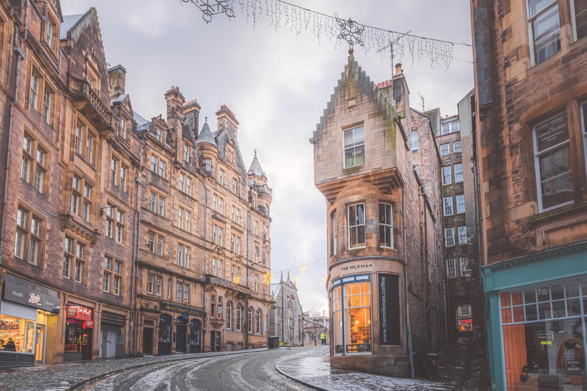 Homely Tenement For 2 Near Botanic Gardens Edinburgh Bagian luar foto