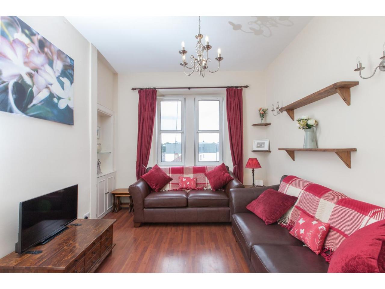 Homely Tenement For 2 Near Botanic Gardens Edinburgh Bagian luar foto